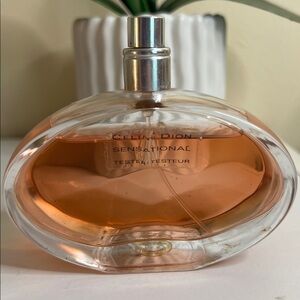 Celine Dion Sensational Coty Perfume Eau De Toilette Spray 3.4 oz. No box no cap